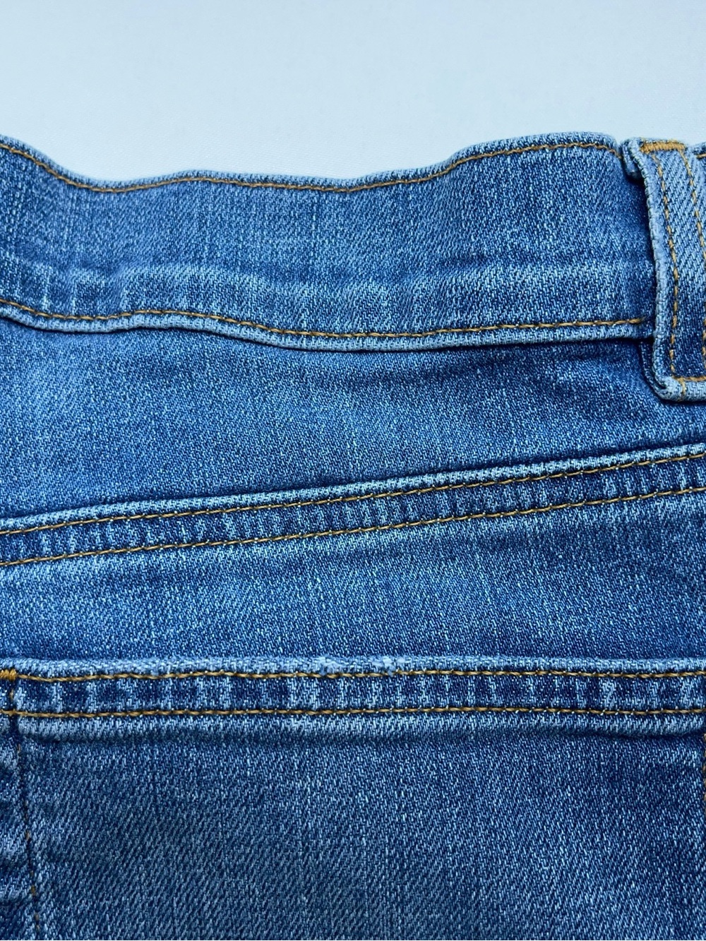 Eileen Fisher Organic Cotton Blue Jeans Womens Size 8 Stretch Denim 32x29 USA - Picture 13 of 14
